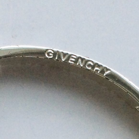 Givenchy Rhodium Jewelled Plaque Bracelet - Picture 3 of 5